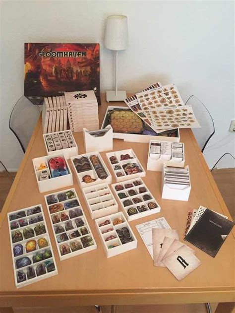 Gloomhaven is a fantastic game. Gloomhaven - DIY foamcore insert | Diy organization, Diy, Storage solutions diy