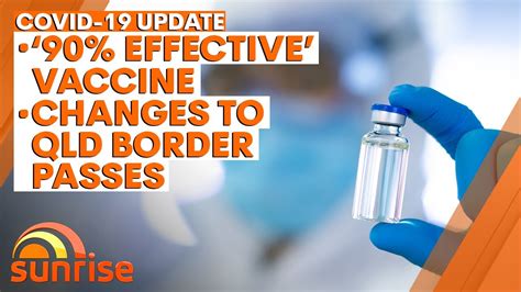 Queensland premier annastacia palaszczuk urges other states and territories to declare greater what border restrictions are there for queensland? COVID-19 Update: New potential vaccine '90% effective ...