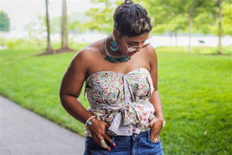 You don't have to go on different sites to. DIY Strapless Top - Comme Coco
