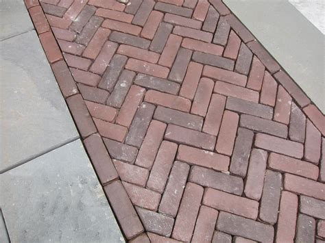 The cost of brick, dry laid, is around $18 per square foot. Image result for herringbone brick | Brick and stone ...