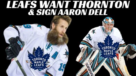 Joseph eric thornton is a canadian professional ice hockey centre who is an unrestricted free agent. Toronto Maple Leafs Want Joe Thornton + Sign Aaron Dell ...