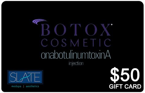 Reports aside, we were able to purchase a gift card from that very retailer on their online site without being charged sales tax. BOTOX PROMO - Slate Medspa