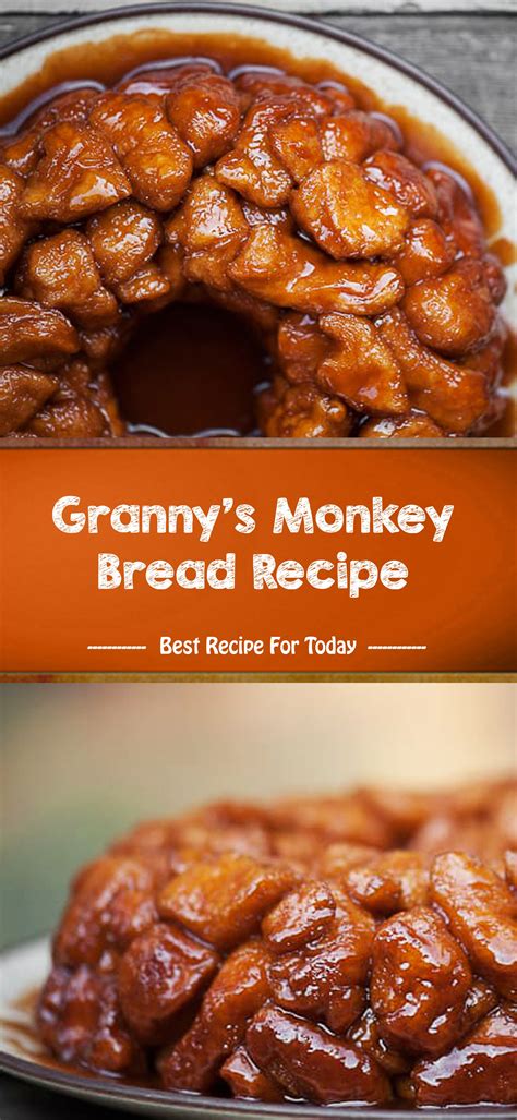 2 cups granny smith apples chopped into 1/2 pieces, divided; Granny's Monkey Bread Recipe | Monkey bread recipes ...