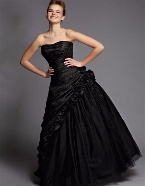 Brautkleid schwarz taft neckholder gefaltet bodenlang brautkleid schwarz. Sexy Viktorianischen Gothic Brautkleider Schwarz Taft ...