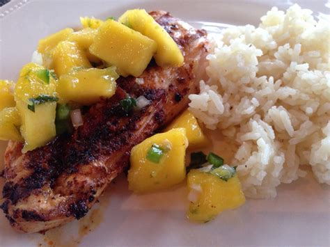 But cooked properly, it can be juicy and flavorful. Grilled Chicken Breasts with Chili Rub and Mango Salsa ...