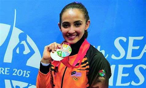 Malaysian gymnast farah ann abdul hadi (cool name, sis) won a gold medal at the sea games. The world backs gymnast Farah Ann Abdul Hadi