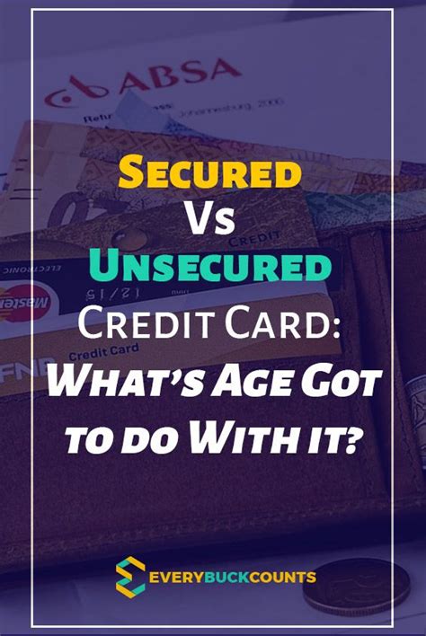 Secured credit cards are just like deposit that a person does in a bank and in lieu of that, they will get a credit card against that amount of deposit. Updated Learning: Secured Vs Unsecured Debt