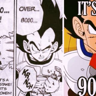 Find and save dragon ball 9000 memes | from instagram, facebook, tumblr, twitter & more. Manga vs Anime Comparison - IT'S OVER 9000!!? | Dragon ...