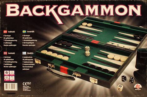 Game of strategy and luck; Backgammon ← Super udgave til en overkommelig pris UDGÅET!!!