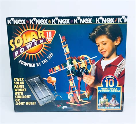 K'nex is a rod and connector building system that lets you build big and make it move. Excited to share this item from my #etsy shop: 1997 Vintage K'NEX Solar Power Building SET ...