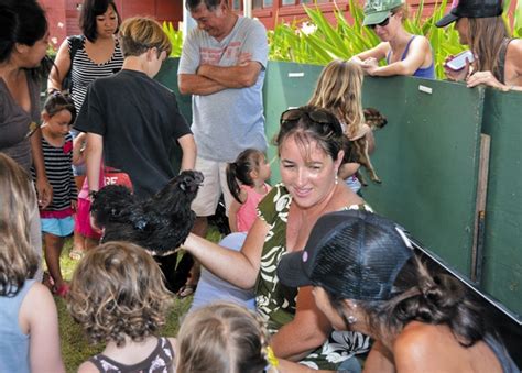 Anyone who truly loves animals would be devastated at how these animals are over fed, housed poorly and not properly taken care of. Traveling petting zoo delights at Kapaa Public Library ...