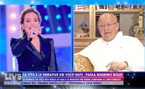 35 risultati per massimo boldi. Massimo Boldi al Live non è la D'Urso: "Barbara, ti ...