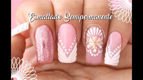 También llamado esmaltado de gel semipermanente, la preparación de las uñas es igual que con el esmalte común: 22 Decoracion de uñas semipermanentes frances - Color Uñas ...