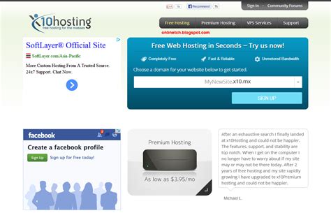Your options include the following Online Teach Blog: Free Web Hosting | 12 Best Free Web Hosting
