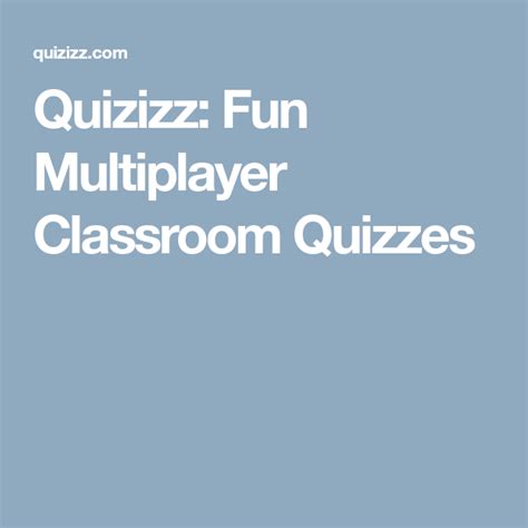 We did not find results for: Quizizz: Fun Multiplayer Classroom Quizzes