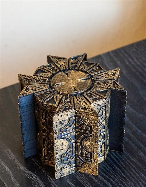 3 piece puzzle cube box. HELLRAISER puzzle box Lemarchand's box 3D Printed Lament ...