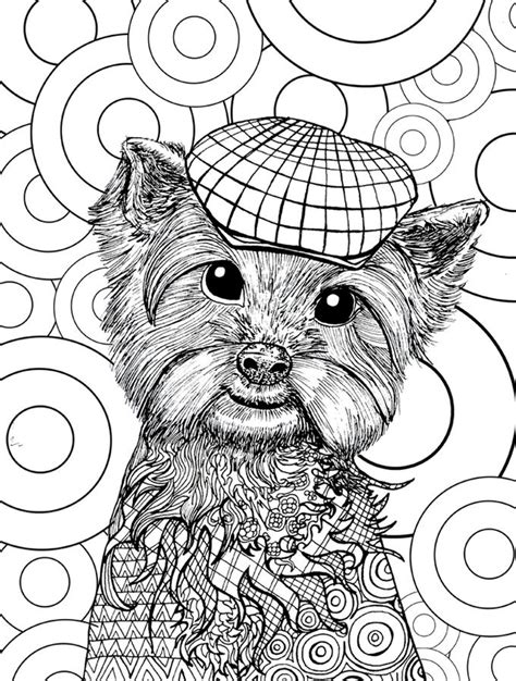 Butterfly flies to the dog. A dog coloring book full of super cool doggy dreamers ...