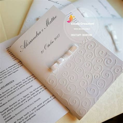 5 idee fai da te da cui prendere spunto in base a stile e colori delle tue nozze. Libretto messa elegante onde LM028 | Libretto matrimonio ...