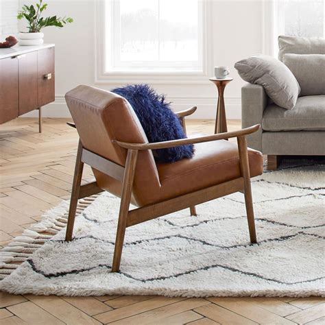 Related:west elm furniture west elm table leather chair west elm rug accent chair pottery barn chair crate and barrel chair mid century modern chair west elm couch cb2 chair mid century chair west elm slope chair. Mid-Century Leather Show Wood Chair | West Elm