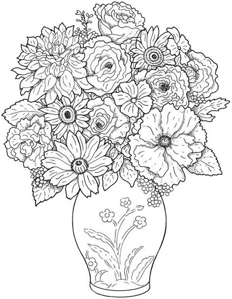 Greifen sie mit ihrem kind zu den buntstiften und malen die kostenlose malvorlage bunt an. Ausmalbilder Erwachsene Blumen