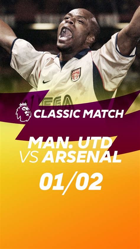 Although arsenal and manchester united have frequently been in the same division in english football since 1919, the rivalry between the two clubs only became a fierce one in the late 1990s and early 2000s. Classic Matches - Arsenal vs Manchester United 01/02 ...