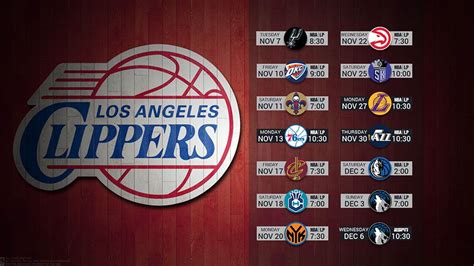 Find out when to tune in to the next clippers game or buy game tickets! LA Clippers 2017 Schedule Wallpaper | La clippers, Nba ...