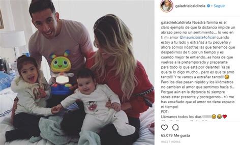 Por su parte, el deportista expresó escueta pero románticamente: El emotivo mensaje de despedida de Gala Caldirola a ...