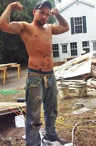 Pregnant white trailer trash gets huge black dick. Shirtless Blue Collar Working Man Hunk Flexing Tattoos ...