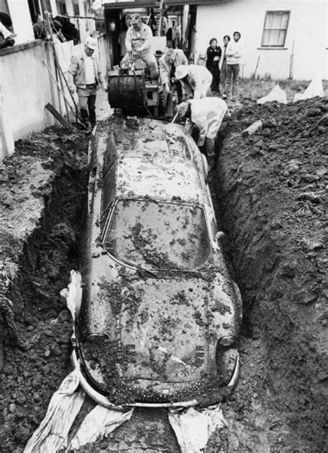 It is unknown if they were natural or artificial. Dug Up a Dino: How a 1974 Ferrari Dino Ended Up Buried in Someone's Backyard | Vintage News Daily