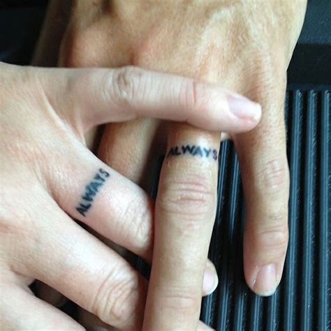 However you feel about the institution, many symbols in our common day lives represent marriage. 42 Wedding Ring Tattoos That Will Only Appeal To The Most ...