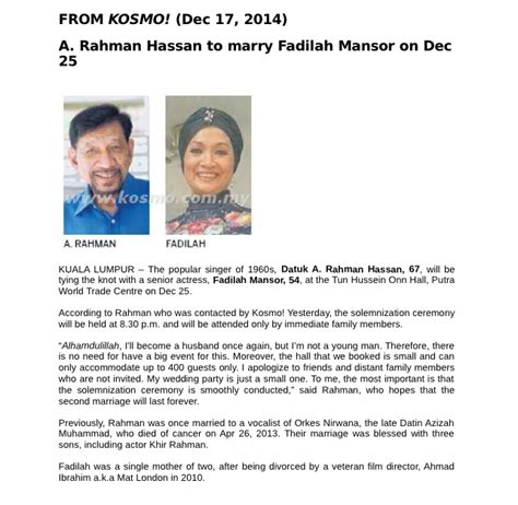 Rahman hassan meninggal dunia | melodi (2019) подробнее. POP YEH YEH RESEARCH TRIP: Congrats to Dato' A Rahman ...
