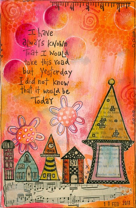 We have a huge collection of prompts for journaling and making all sorts of fun creative pages in your journals! Inge Kolstee: Art Journal