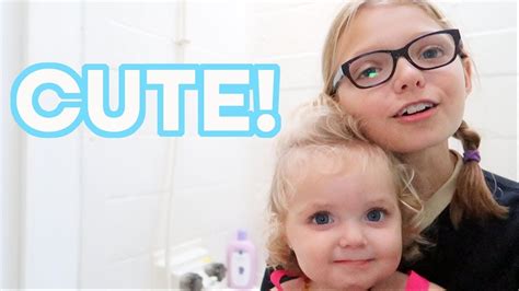 As your baby gets bigger, they may develop chubby rolls, and it's important to gently wipe between these folds to prevent yeast infections. GIVING BABY SISTER A BATH FOR THE FIRST TIME! BIG SISTER ...