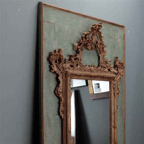 Wall panelling ideas have come a long way and are no longer reserved to period homes. 19th Century Hand Carved Italian Mirror On Painted Wood ...