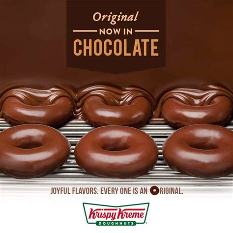 Hot n' ready for our mouth holes. Krispy Kreme Launches the New Chocolate Glazed Doughnut