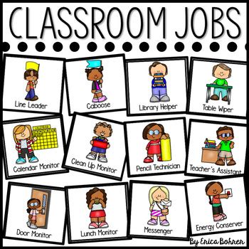 October can be a perfect storm of exhaustion, student apathy, a dearth of daylight, and a general loss of novelty with your classes. Classroom Jobs by Erica Bohrer | Teachers Pay Teachers