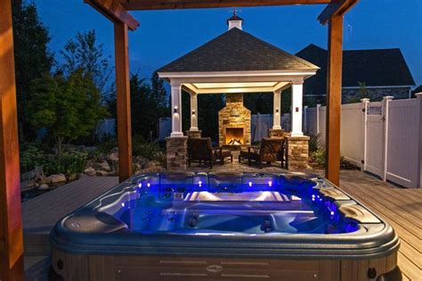 1 person whirlpool massage hydrotherapy black, right side, bathtub tub, bluetooth ready, with remote control, water heater, and shower wand. Hot Tub Pergolas: A Marriage Made in Ancient Rome | Hot ...