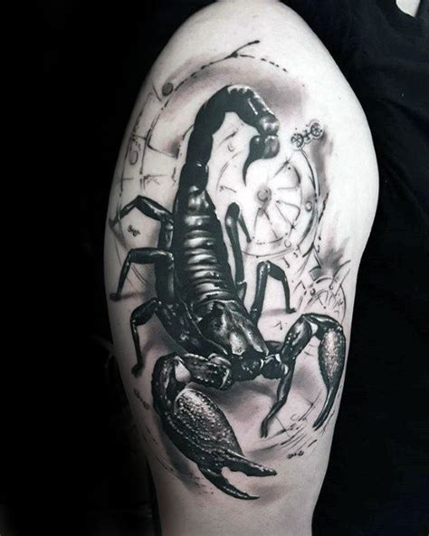 How daring can you be when it comes to tattoos? 40 3D Scorpion Tattoo Designs für Männer - Stinger Ink ...