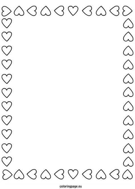 Picture frames smaller than 12 x 18 inches are carefully and completely assembled with glass marriage, children or the places that you have traveled to, all memories that make your heart swell my color scheme is beige and navy blue and i wanted photo frames that would pick up the blue and. Coloring page Valentine frame - Coloring page Valentine ...