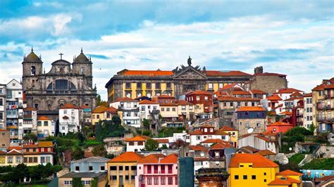 Porto, city and port, northern portugal. Porto on Portugal's Douro River a city of wine, history ...
