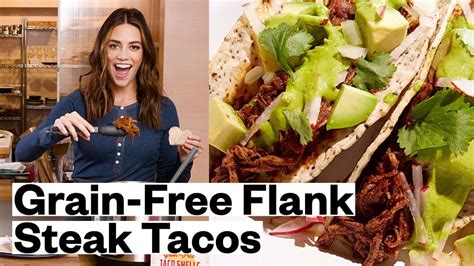 Remove steak from sauce, reserving sauce mixture. Grain-Free Flank Steak Tacos (Instant Pot) | Thrive Market ...