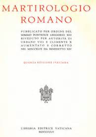 En marsella, ciudad de la provenza, en galia. Il Martirologio Romano del MDCCCCLV in PDF con una breve ...