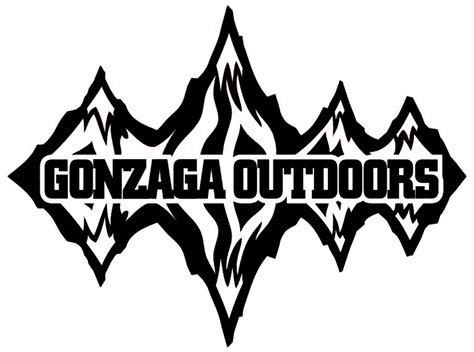 The current status of the logo is active, which means the the above logo design and the artwork you are about to download is the intellectual property of the copyright and/or trademark holder and is offered. Gonzaga Outdoors Logo Black and White - Gonzaga Outdoors