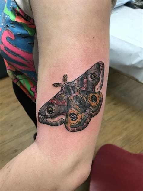 Best practices, if you will. Walk-in moth tattoo at Amarok Tattoo in Fargo, ND in ...