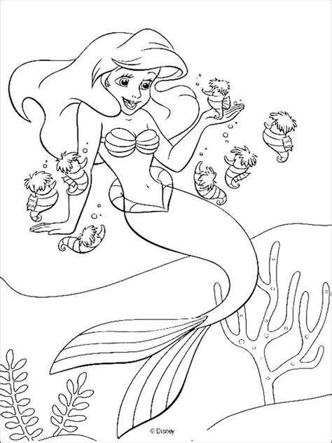 The gallery for source : Ariel The Little Mermaid coloring pages. Free Printable ...