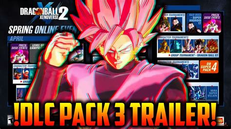 The new update will introduce the very first dlc pack, which will be available through a season pass or purchased individually. DLC PACK 4 COMING IN JUNE!?!? - Dragon Ball Xenoverse 2 DLC PACK 3 ENGLISH TRAILER - YouTube