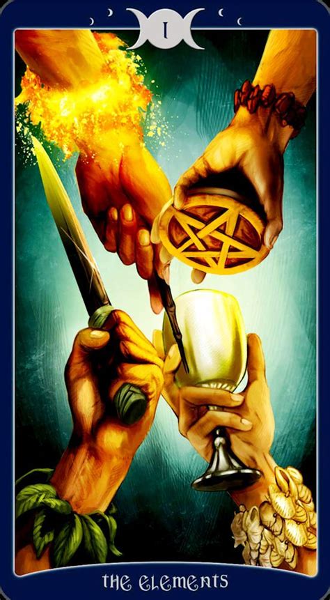 The aspects of the situation that you may not be aware of. I. The Elements (The Magician) - Book of Shadows Tarot ...