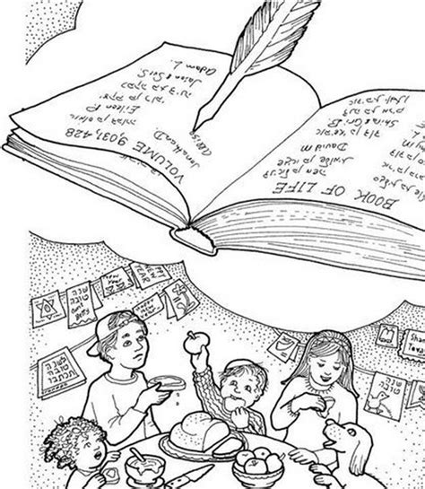 Noah, moses, yeshua and his disciples, and paul. Great High Holy Days (Yom Kippur) Coloring pages for Kids