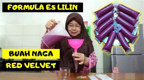Membuat Es Krim Es Lilin Buah Naga Red Velvet - YouTube