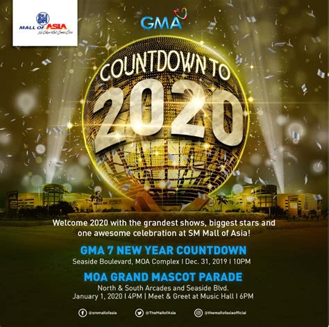 Also serves as days since new year countup New Year's Eve Countdown to 2020: Top 20 Places, Events in Metro Manila - The Summit Express